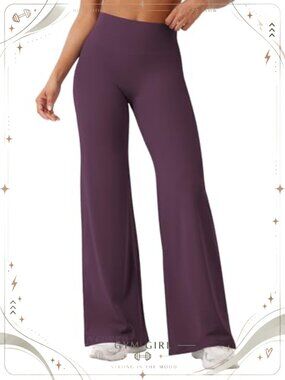 High Waisted Straight Leg Workout Leggings Yoga Pants